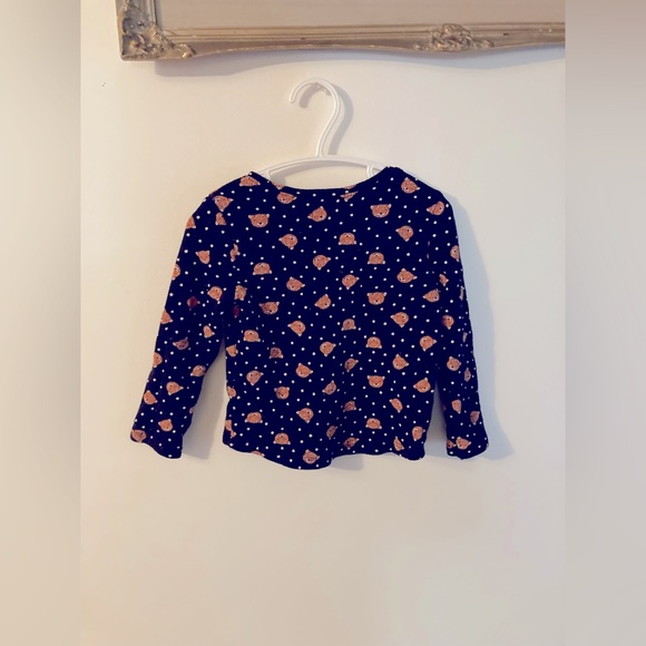 Old Navy • Cheetah & Polka Dot Thermal Long Sleeve Shirt Toddler 2T Unisex - Picture 4 of 4